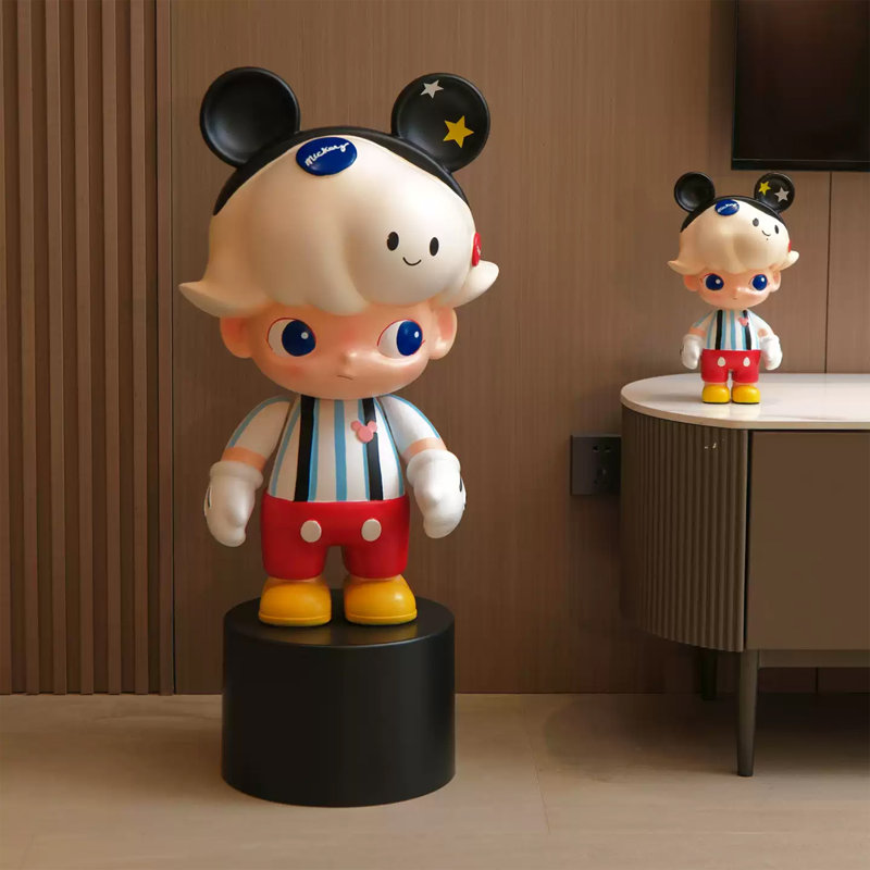 Décoration de plancher en résine Swing - Arm Mickey