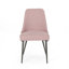 Ensemble de 2 chaises de salle à manger Milin Modern, pieds en fer et dossier incurvé-1500206010-1500206011