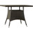 Marrero 4 - Person Wicker Patio Dining Set with Square Table , Cushions Included