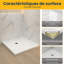 Base de douche en acrylique brillant 32 po x 32 po Ryder avec bonde de coin Ryder-125040936
