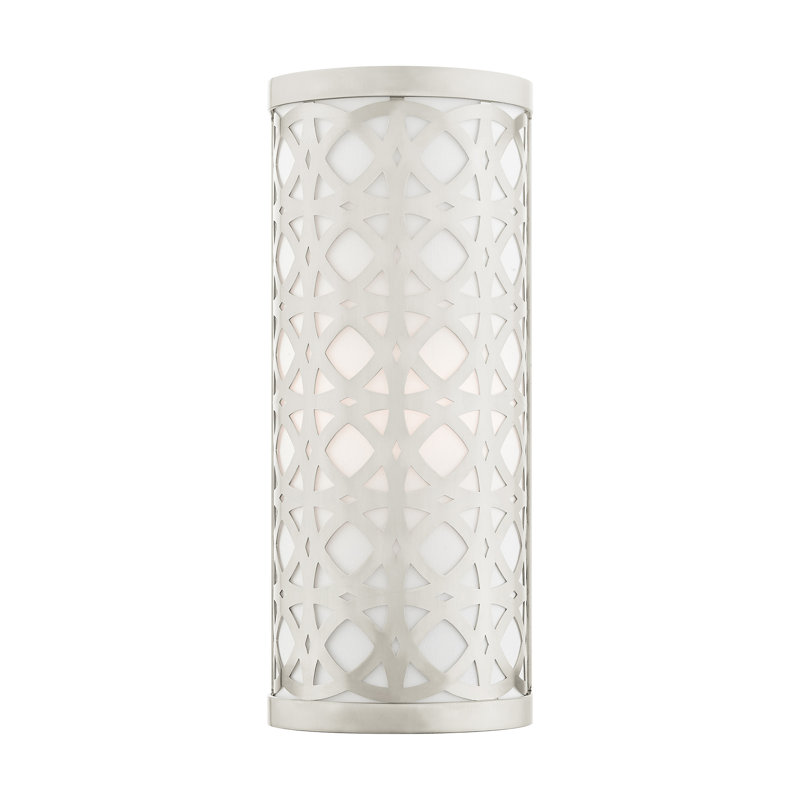 Eraman Flush Mounted Sconce, Brushed Nickel