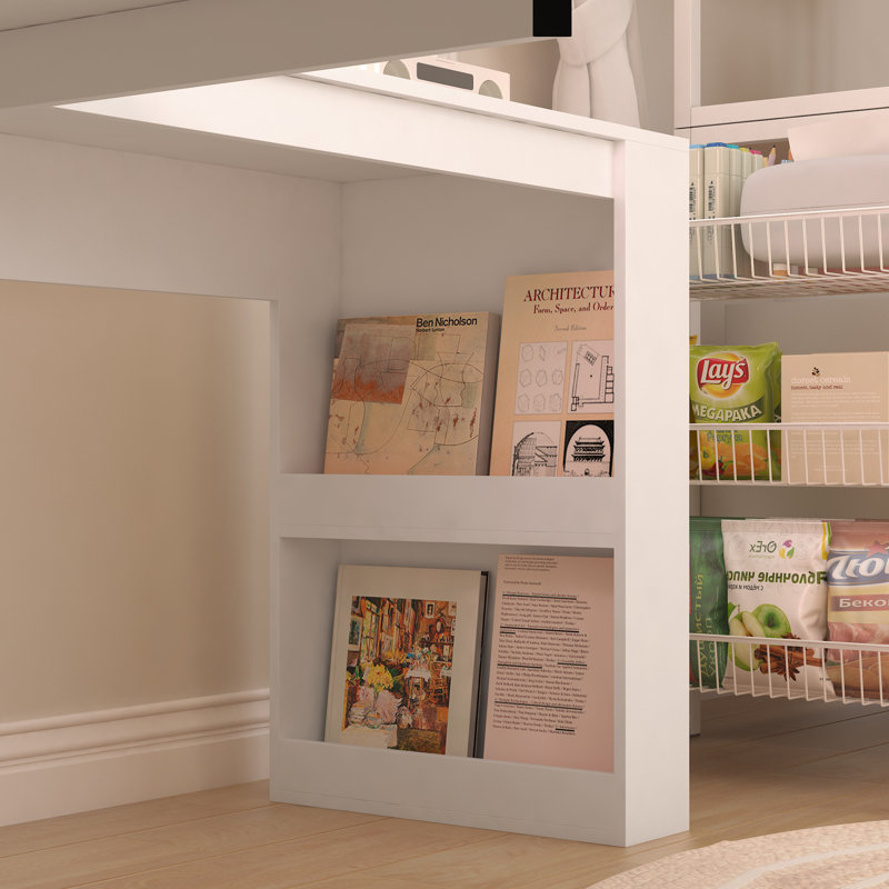 Bureau d'ordinateur moderne et contemporain, Blanc
