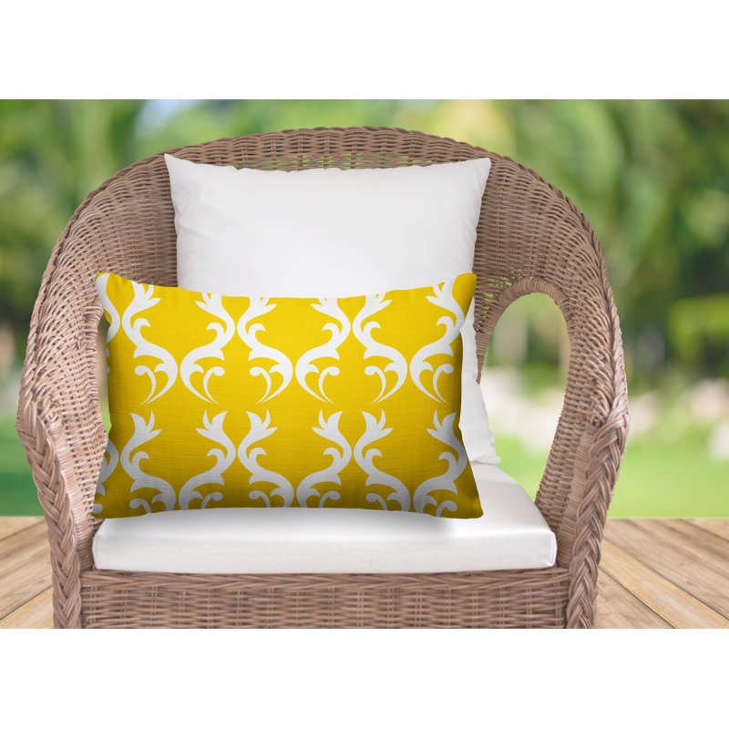 Housse et insert de coussin d'extérieur Galton, Pissenlit