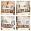 Compartment Solid Wood Book Display