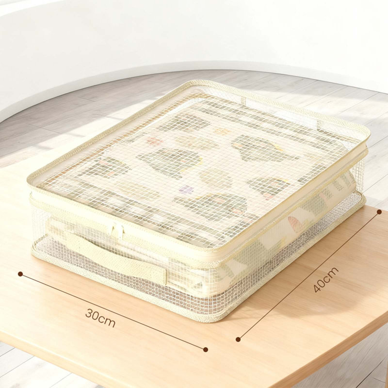  Under Bed Storage Bags, Clothes & Toys Organizers and Storage Bins, Heavy-Duty Organizing Containers for Closet, Bedroom, Dorm and Office