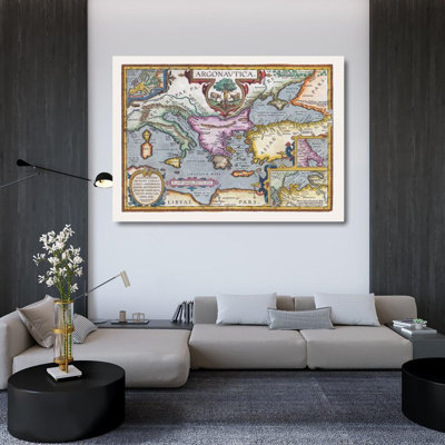 «Red Barrel Studio®», art de la galerie Ortelius, Argonauts, mer Méditerranée, Europe - Ortelius 1570 ITMS0005