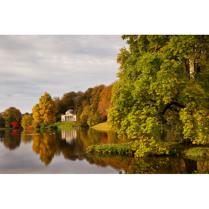 Stourhead Gardens by David_Crosbie - Wrapped Canvas Print, 30cm H x 46cm W x 3.8cm D