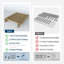 Structure de lit plateforme en bois massif à profil bas-664296423-664296427