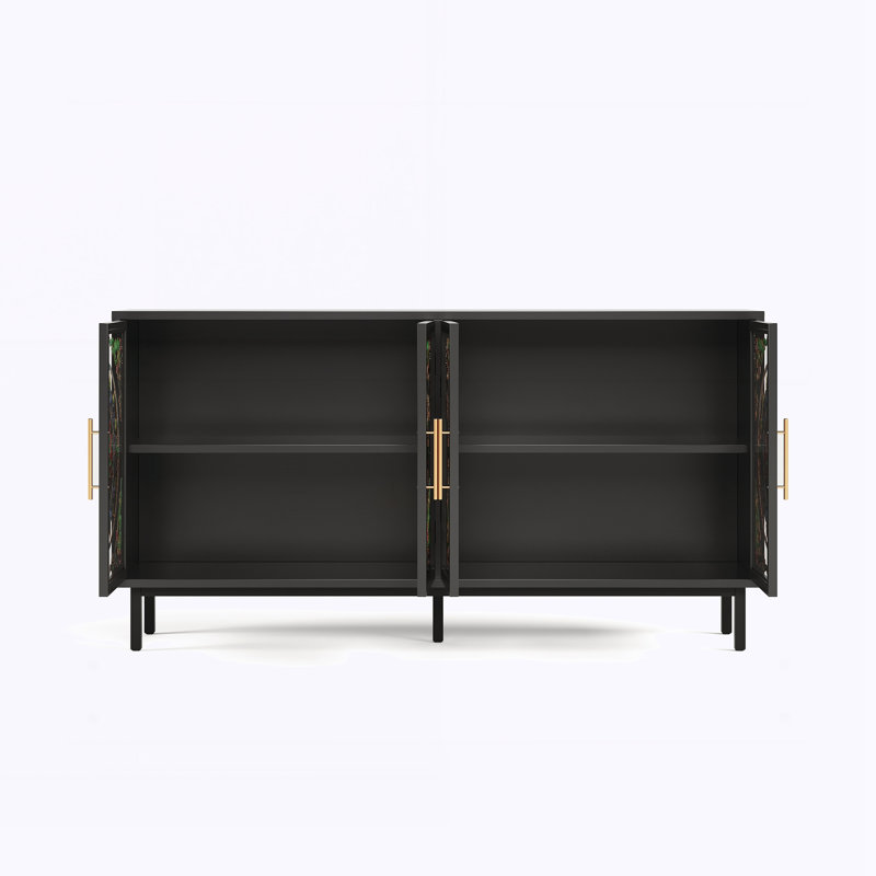 60.3 "Decorative Cabinet with 4 doors