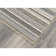 Tapis touffeté à rayures rectangulaire beige Kandace