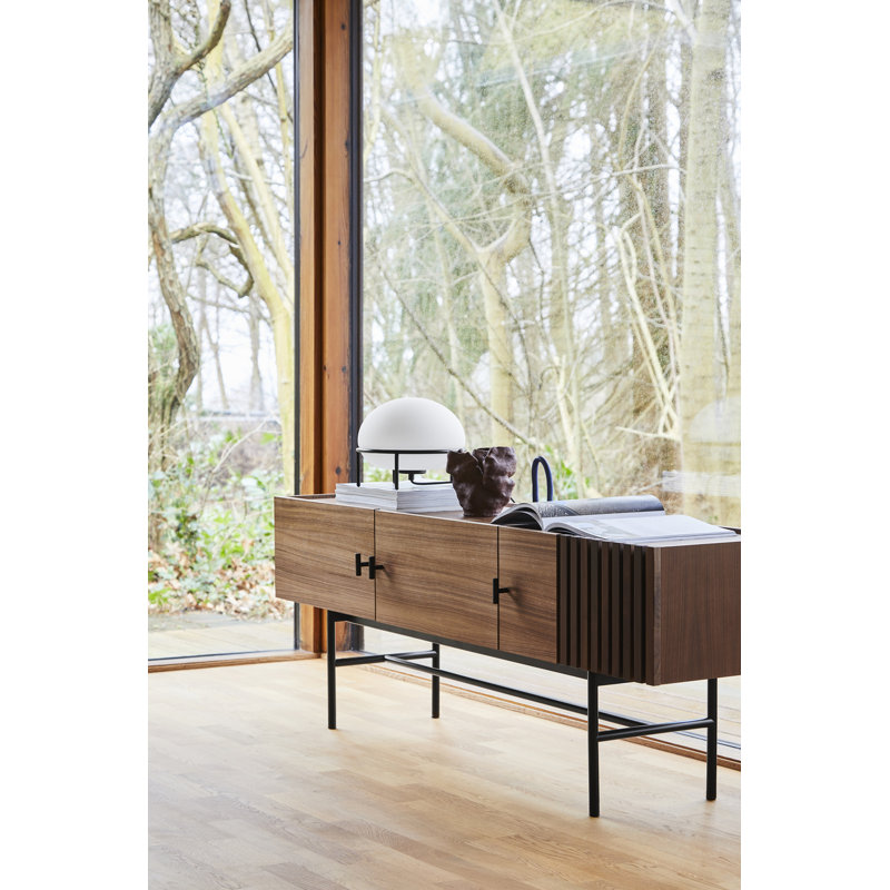 Array Sideboard (180 Cm), Black/Walnut