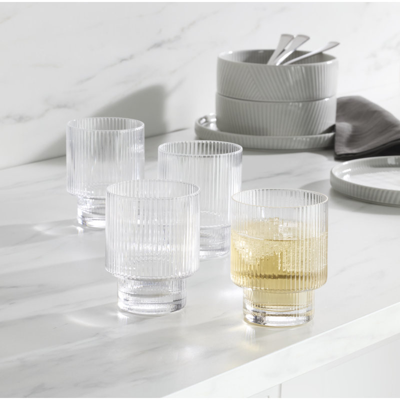 Ensemble de 4 gobelets Lenox Modulus, transparent