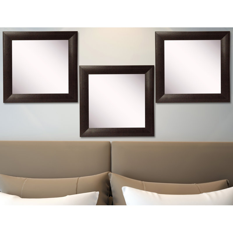 Arazeli Solid Wood Flat Wall Mirror