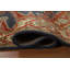 Tapis indien bleu à motif géométrique Viss 6 x 9