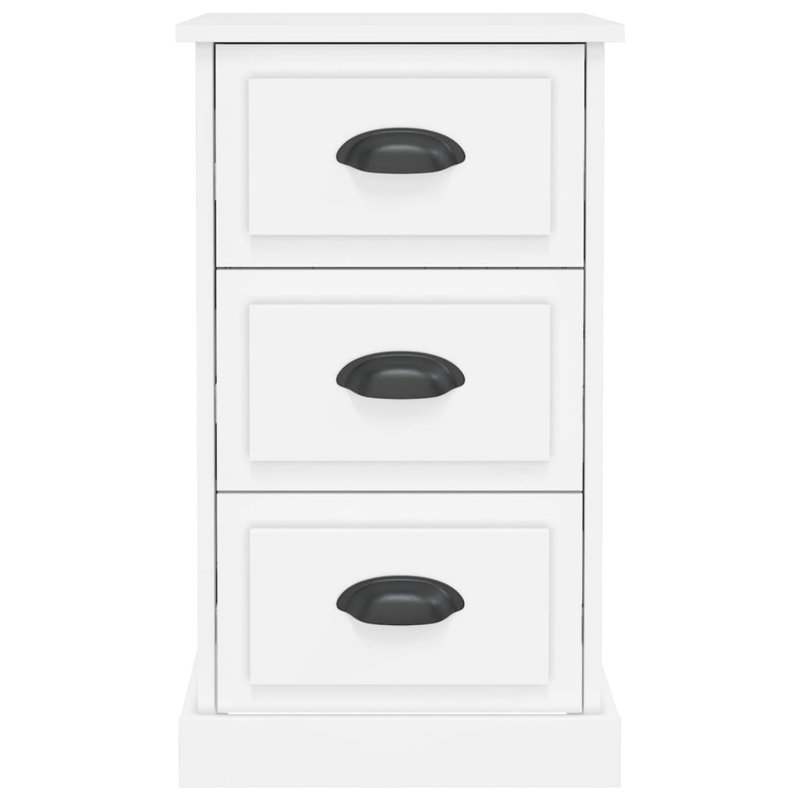 Curci 39cm W Manufactured Wood Bedside Table, White
