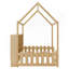 Charmant lit simple avec lumière DEL et rangement pour le pays des rêves des enfants-1845326247