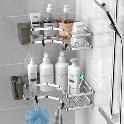 2 Pack Corner Shower Caddy