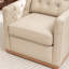 Fauteuil pivotant en cuir véritable Azib-1411745310