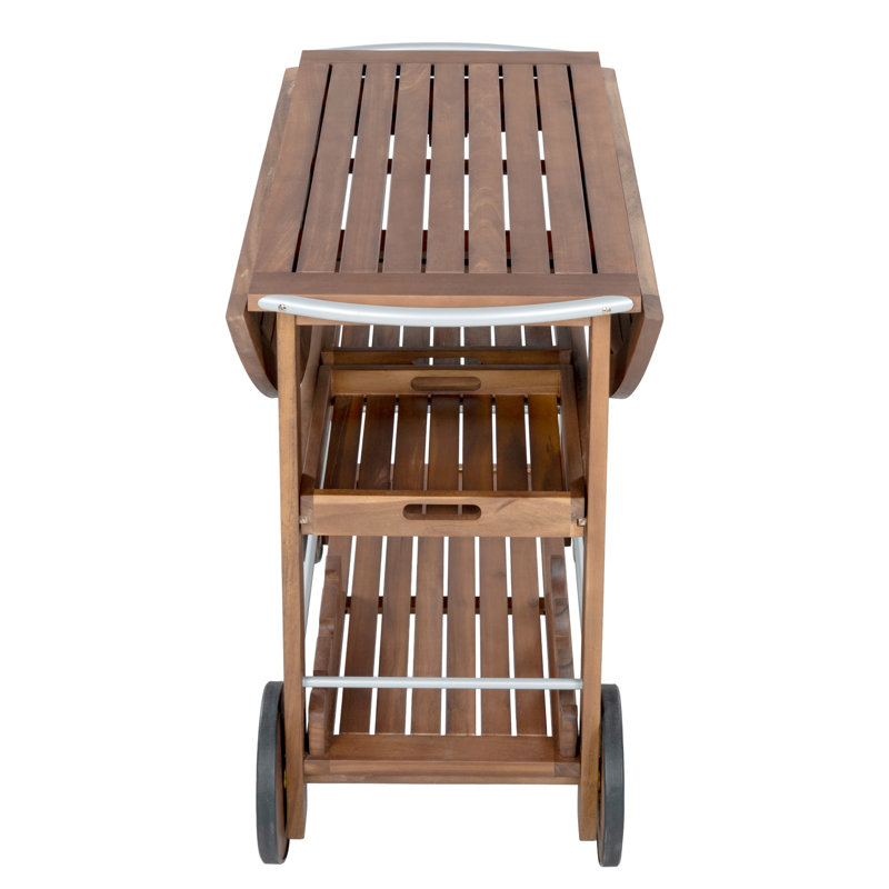 Chariot-bar en bois Porsha