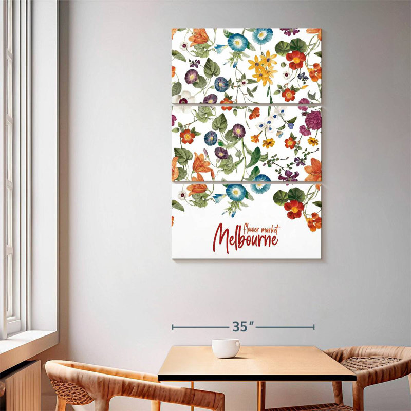 Affiche Harnek Melbourne Flower Market, H 65 po x l 42 po