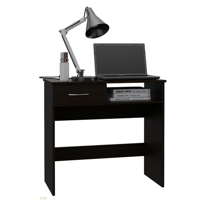 Vizcaya Home Office Set, Single Drawer, Keyboard Tray,Bookcase