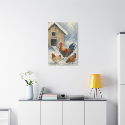 Aaroon Single Picture Frame Print on Canvas