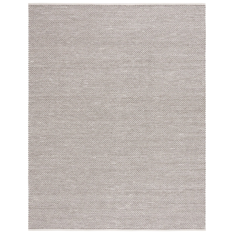 Vermont Flat Weave Wool/Cotton Rug in Brown, Rectangle 8' x 10'
