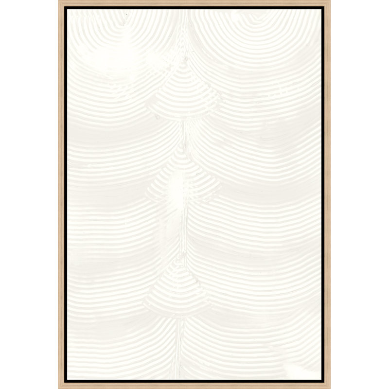«Your Trace III» par Danielle Davis - peinture à cadre flottant sur toile