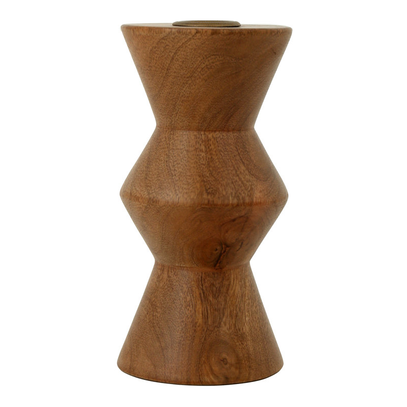 Bougeoir de table en bois 6 po
