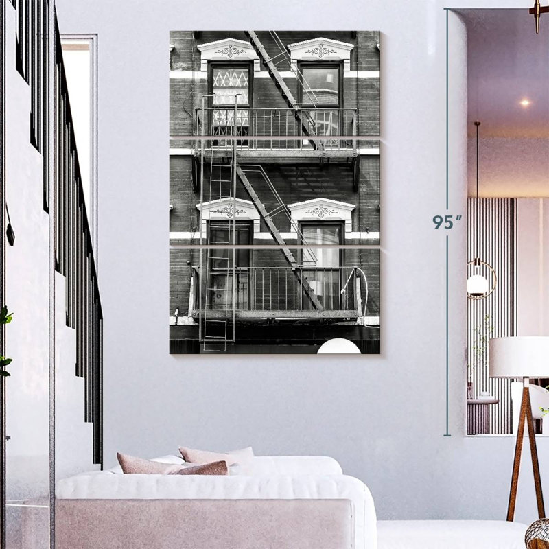 Lilie New York Facade I, 74" H x 48" W