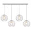 Chelan 4 - Light Chrome Kitchen Island Pendant