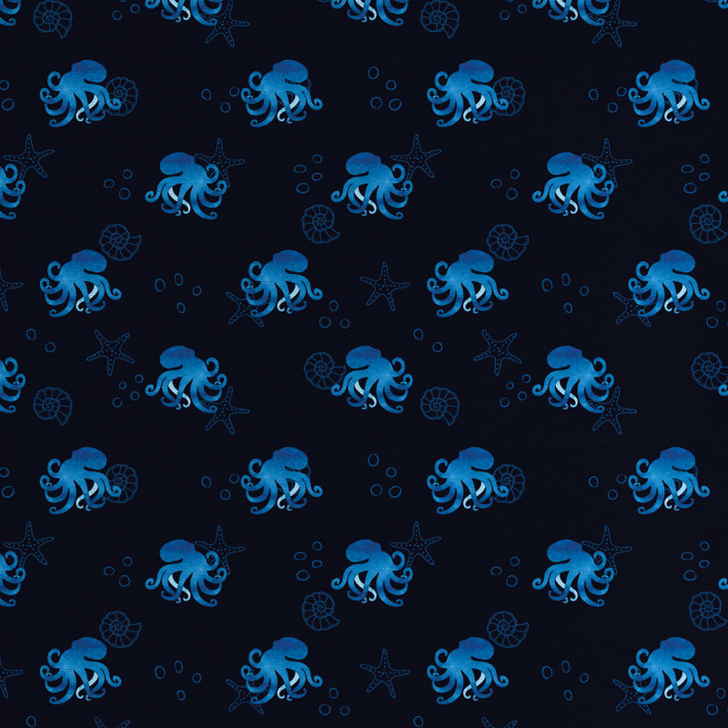 Tissu octopus, l 58 po x L 180 po