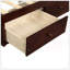 Lit plateforme simple avec rangement et 3 tiroirs-428634590