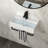 21"X12" Wall-Mounted Rectangular Ceramic Bathroom Sink