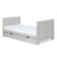 Pembrey 2 Piece Furniture Set, Under Drawer and Premium Sprung Mattress - Ash Grey-104807965