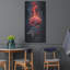 «Red Rose On Fire 3» par Rey Klimt, art mural en métal-1305943869