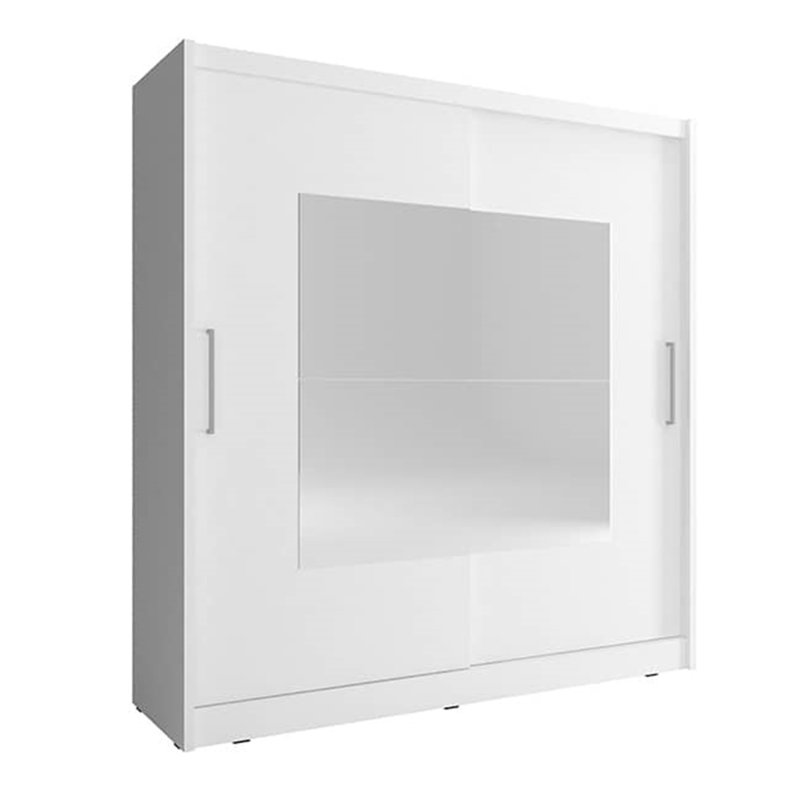 Eduartina 2 Door Wardrobe, Matte White