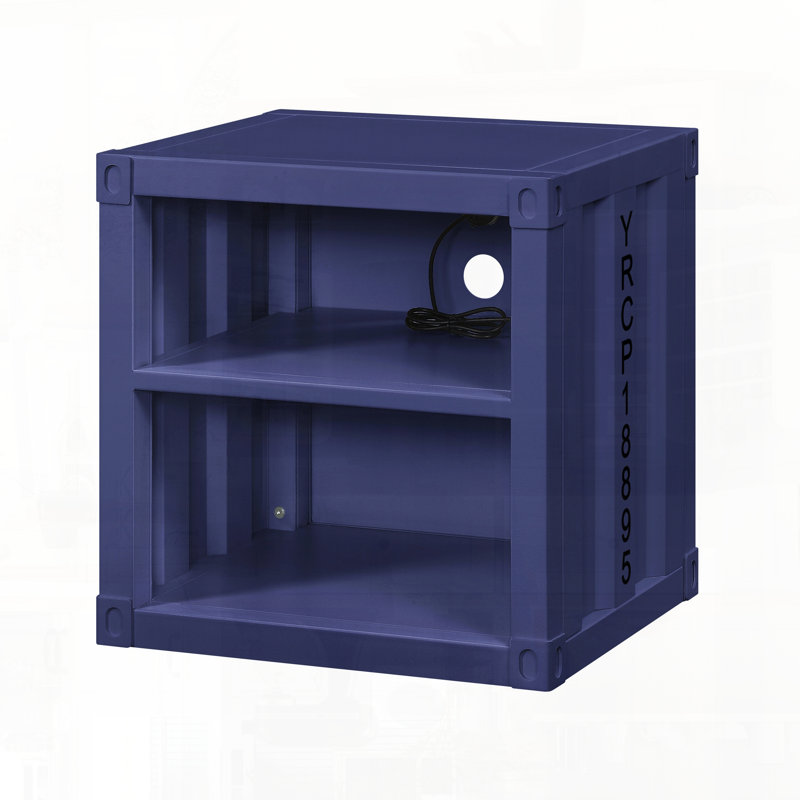 Table de chevet avec port USB et design de chambre à coucher contemporain et élégant