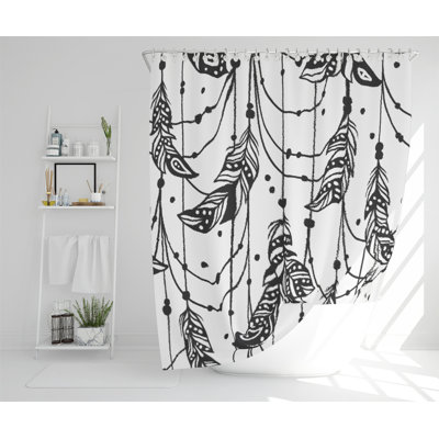 BulgerHills Polyester Shower Curtain Set