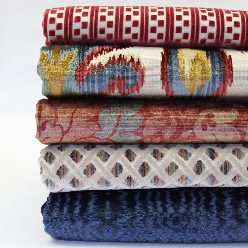 Harlington Bourne Velvet Fabric, Jewel