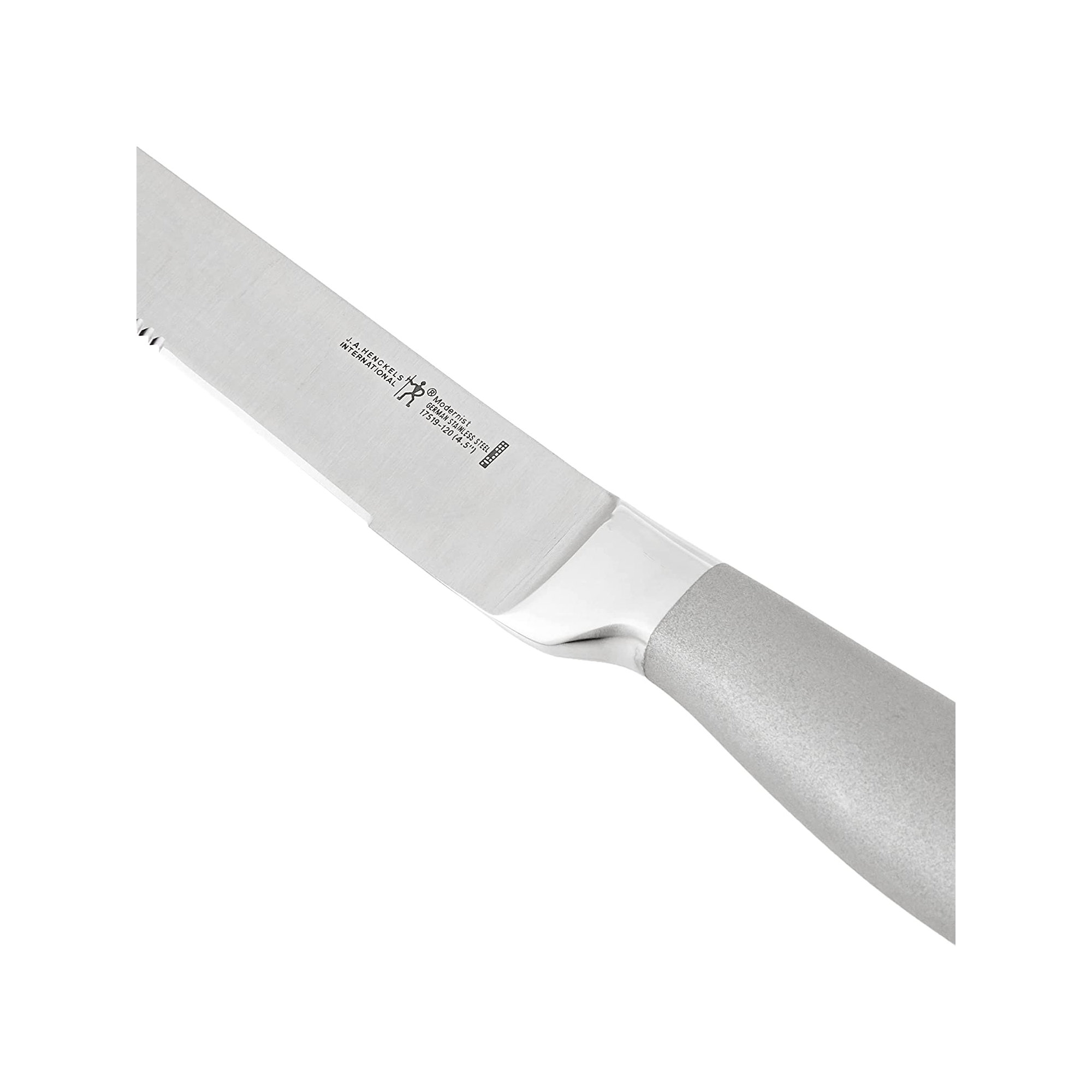 HENCKELS Modernist 13-Piece Knife Set with Block, Chef Knife, Paring Knife, Steak Knife, Black, Stainless Steel