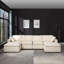 124" Janien Upholstered Chenille Sectional