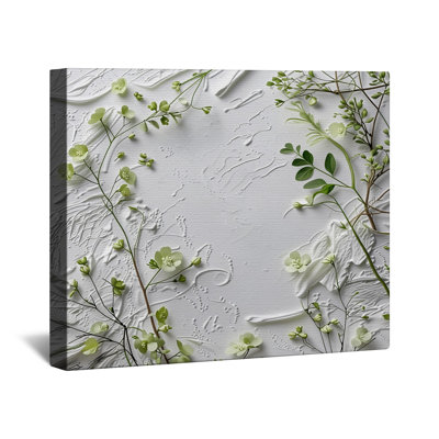 Greenery Canvas Gallery Wrap - Floral Wall Decor in Many Sizes