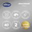 Silentnight Wellbeing Collection Silver Pillow Pair