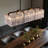 Demeko 6 - Light Dimmable Kitchen Island Pendant Square / Rectangle Chandelier