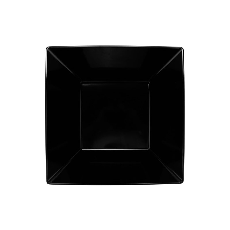 ML-249-BK - 12,8 pte (14 quarts plein), bol carré de 16 po, profondeur de 5 po, 3,2 gal, Noir