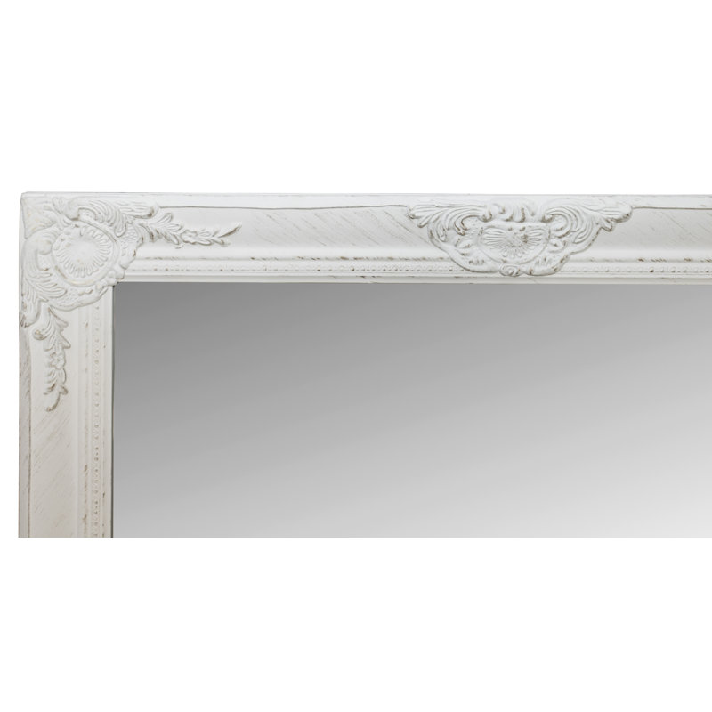 Lepore Wood Flat Wall Mirror, 132cm H x 72cm W x 4cm D
