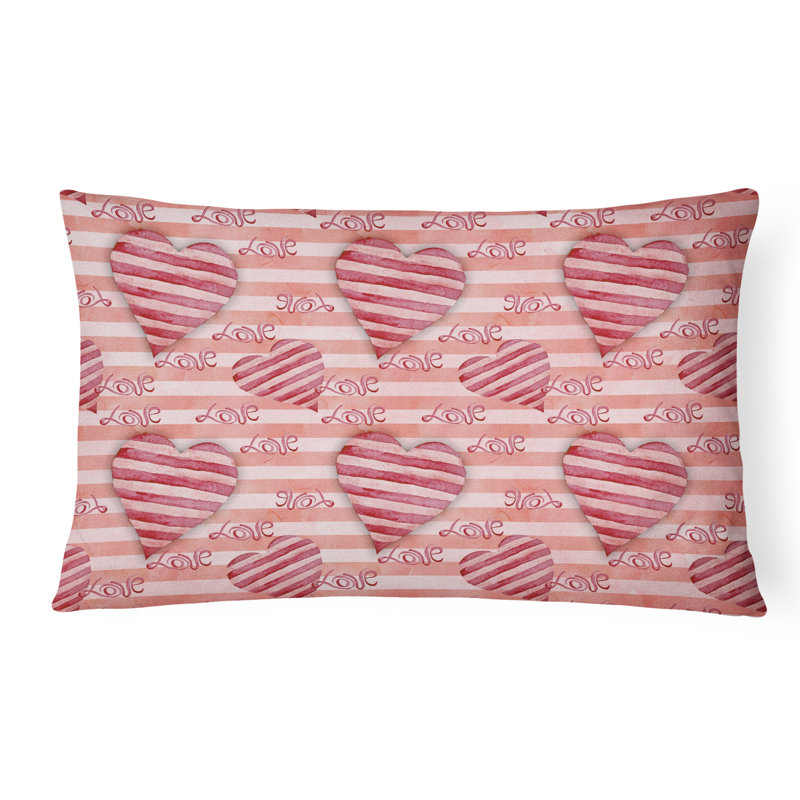  Coussin décoratif intérieur / extérieur Watercolor, rouge