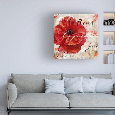 Sasha Le Pavot Ii Canvas Art