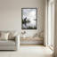 «Great Blue Heron In Misty Marsh With Reeds», art mural sur toile-133911652